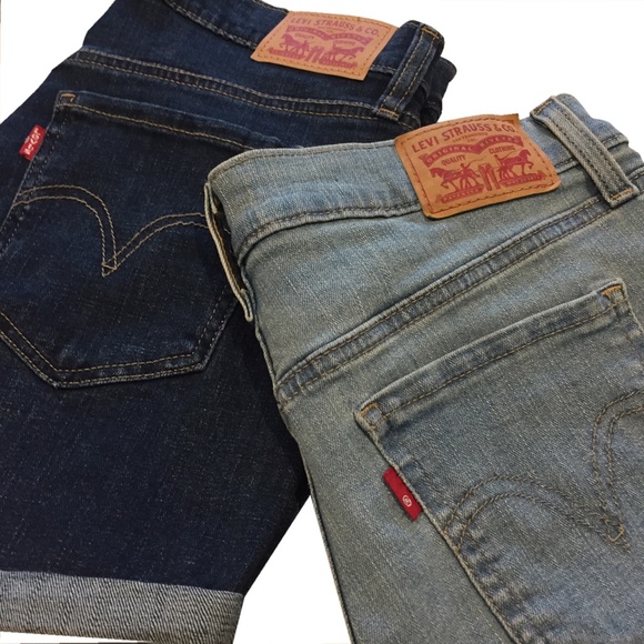 NWOT 🌺 Levi's Light Wash Mid Rise Shorts | 28 - Picture 4 of 12